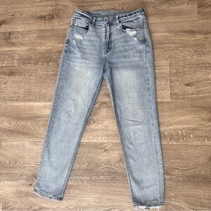 American Eagle Outfitters Light Blue Ankle Jeans